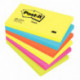 BLOC REPOSITIONNABLE 76X127 100F PQT6 POST-IT ENERGIE ASS  50023