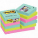 BLOCS **PQT12** POST-IT SUPER STICKY MIAMI 47,6x47,6MM  BP945