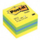 BLOC REPOSITIONNABLE  MINI CUBE POST-IT 51x51 MULTICOLOR REVE 3M 55800