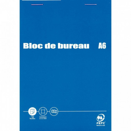 BLOC A6 60G 5X5 100F PEFC TOP PRIX 