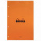 BLOC A4+ 80G LIGNE PERFOREE 24X32  RHODIA PEFC FAB France 