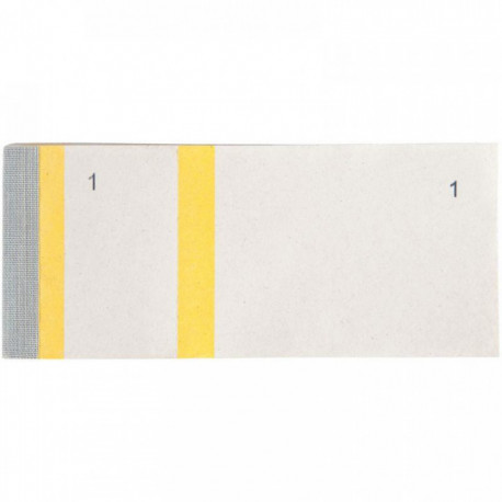 BLOCS VENDEURS 65x135MM BANDE JAUNE LOT 10 ELVE 243