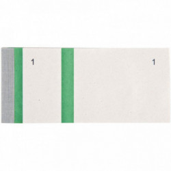 BLOCS VENDEURS 65x135MM BANDE VERTE LOT 10 ELVE 248