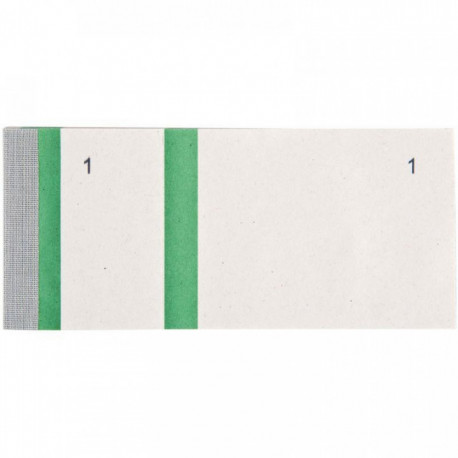 BLOCS VENDEURS 65x135MM BANDE VERTE LOT 10 ELVE 248