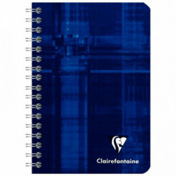 CARNET SPIRALE 9,5x14 100P 5x5 90G 68592C- CLAIREFONTAINE PEFC FAB France