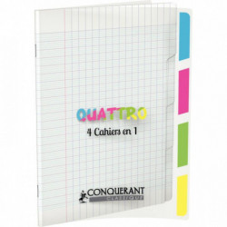 CAHIER 4 SECTIONS POLYPRO CONQ9 140 PAGES 17X22 90G TRANSLUCIDE OXFORD 400026