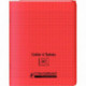 CAHIER A RABAT POLYPRO 17x22 48P 90G SEYES ROUGE