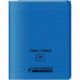 CAHIER A RABAT POLYPRO 17x22 96P 90G SEYES BLEU