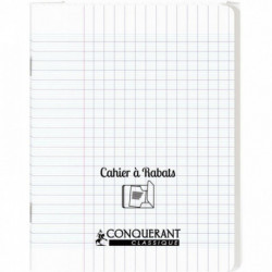 CAHIER A RABAT POLYPRO 17x22 96P 90G SEYES INCOLOR