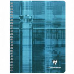CAHIER SPIRALE 17X22 180P 90G 5X5 PEFC CLAREFONTAINE FAB France 