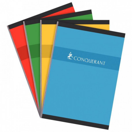 CAHIER BROCHE A4 192P SEYES  210x297 ECOLABEL*FAB FRANCE* CONQUERANT 100101685