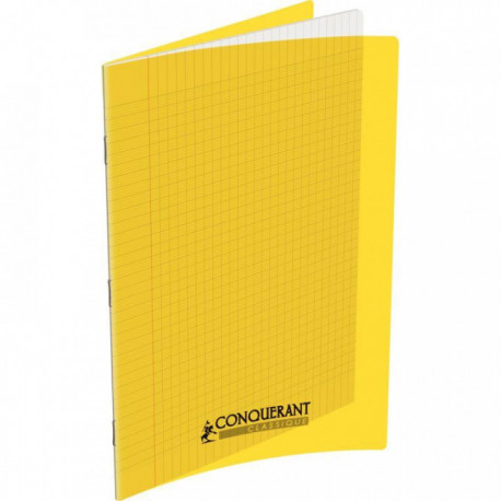 CAHIER POLYPRO JAUNE 21x29,7 90G 96 PAGES SEYES CONQUERA 100102468