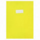 PAQUET DE 10 PROTÈGES-CAHIER ÉPAISSEUR 21/100ÈME 21X29,7CM PVC JAUNE