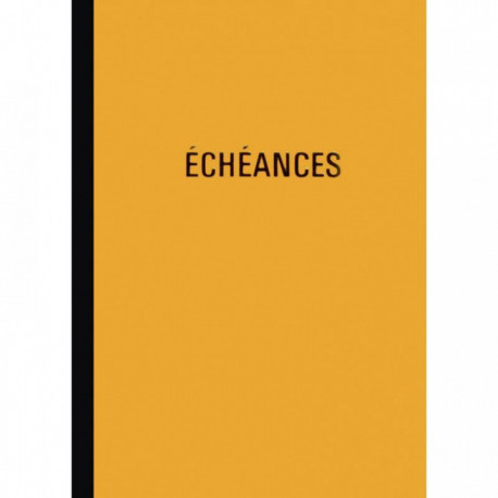 PIQÛRE ÉCHÉANCIER DE 100 PAGES FORMAT 21 X 29,7 CM