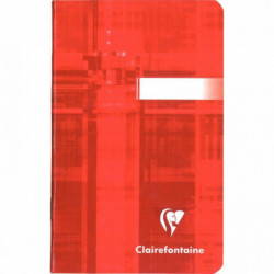 CARNET PIQUE 9x14 96p 5x5 90G 63592C CLAIREFONTAINE pefc fab France 