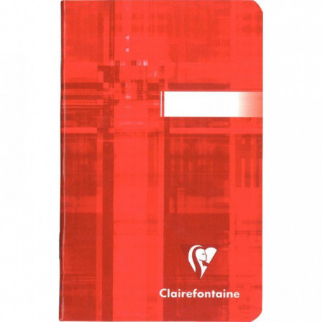 CARNET PIQUE 9x14 96p 5x5 90G 63592C CLAIREFONTAINE pefc fab France 