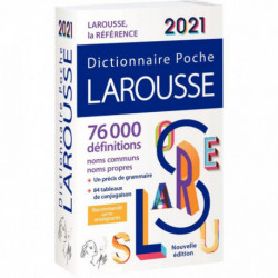 DICTIONNAIRE LAROUSSE DE POCHE 2021