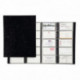 PORTE CARTES VISITE ELEGANCE 400 CARTES NOIR ELBA 2445-01