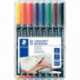 STAEDTLER ASSORTI  BOX 8 FEUTRES LUMOCOLOR PERMANENT FIN   STAEDTLE 318