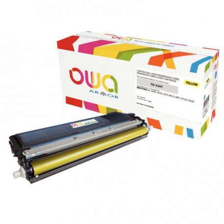 TN230Y TONER POUR BROTHER JAUNE 1400p TN-230 K15350OW