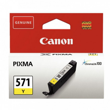 CLI-571Y JAUNE CANON 7ML CART.J.ENC.