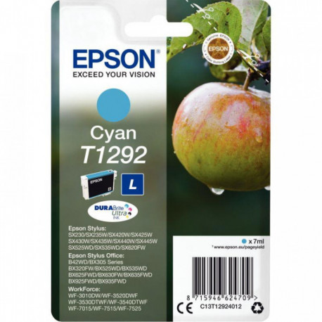 C13T129240 CART. EPSON J.E C13T129240=T1292 PR STYLUS SX420W BLEU (CAPACITE STAN