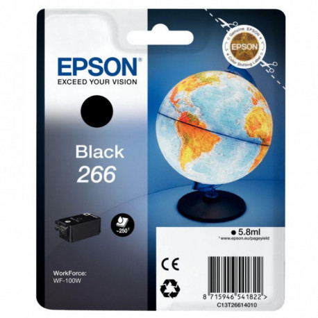 C13T26614010 /CARTOUCHE EPSON GLOBE 266 NOIR (WF-100W) C13T26614010