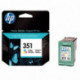 CB337EE  351 NOIR  HP 3,5ML/70PAGES  CART.J.ENC.