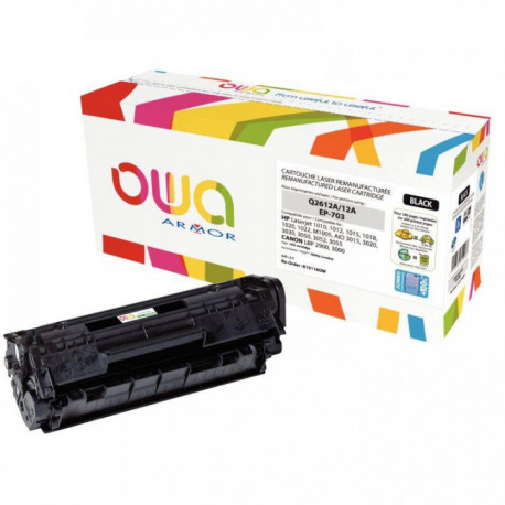 Q2612A 12A 703  NOIR TONER HC  P/HP/CANON  4000PAGES  OWA