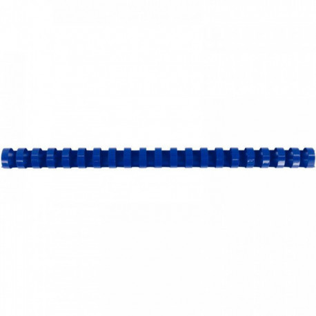 BOÎTE DE 100 ANNEAUX À RELIER/PEIGNES À RELIER, DIAMÈTRE 19 MM BLEU
