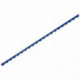 BOÎTE DE 100 ANNEAUX À RELIER/PEIGNES À RELIER, DIAMÈTRE 6 MM BLEU