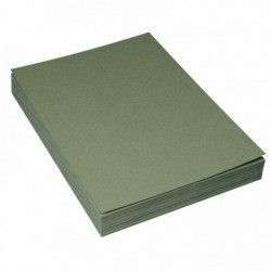 PLAT COUVERTURE GRAIN CUIR A4 VERT *PQT 100* 8011186