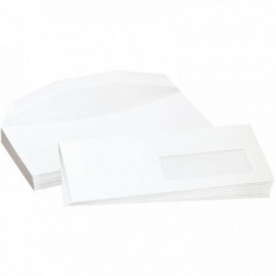 ENVELOPPES**BTE1000* MISE SOUSPLI  BLANCHES C5 162X229 80G/M² F.45X100 GOMMEE
