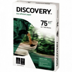 PAPIER**R500F** A4 75G BLANC DISCOVERY CIE161 ECOLABEL FSC