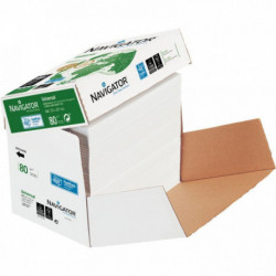 PAPIER BLANC A4 80G *BOX 2500F*NAVIGATOR CIE 169 ECOLABEL FSC