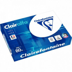 PAPIER **R500F*1979*BLANC 80G  A4 CLAIRALFA FSC ECOLABEL COLORLOCK CIE170