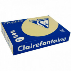 RAMETTE DE 500 FEUILLES DE PAPIER 80G DE FORMAT A3 CARAMEL TROPHEE CLAIREFONTAIN