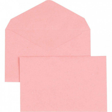 ENVELOPPES ÉLECTION **BTE500* RECYCLÉES ROSES 90X140 75 G/M²