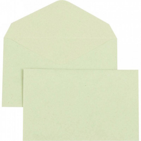 ENVELOPPES ÉLECTION **BTE500* RECYCLÉES VERTES 90X140 75G/M²