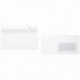 ENVELOPPES **BTE500*110X220 80G F45X100 BLANCHES BP PEFC FAB FRANCE