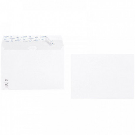 ENVELOPPES BLANCHES *BTE 500* C5 162X229 90G/M BANDE DE PROTECTION