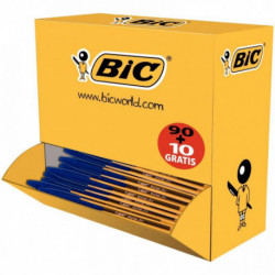 PACK 90+10 STYLO BLEU CRISTAL FIN BIC 942920