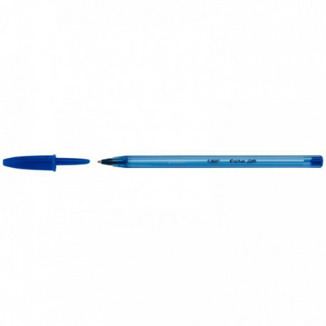 STYLO BILLE BLEU CRISTAL SOFT