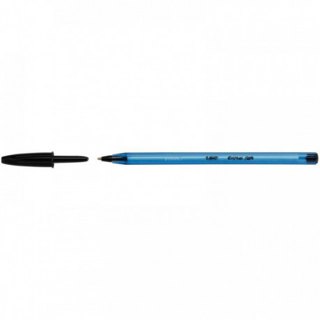 STYLO BILLE CRISTAL SOFT NOIR