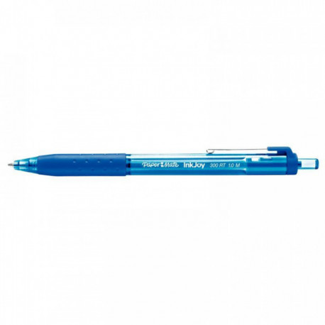 STYLO BILLE INKJOY 300 RETRACTABLE BLEU PAPERMATE S0959920