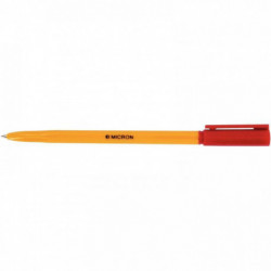 STYLO ROUGE BILLE MICRON POINTE FINE 0,7MM