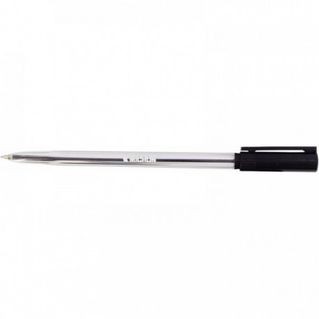 STYLO NOIR BILLE MICRON POINTE MOYENNE 1MM