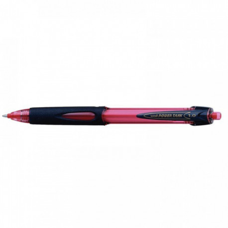 STYLO ROUGE BILLE  POWERTANK RÉTRACTABLE POINTE MOYENNE