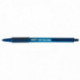 STYLO BLEU BILLE RETRACTABLE BIC SOFT STEEL  PTE MOY 837398