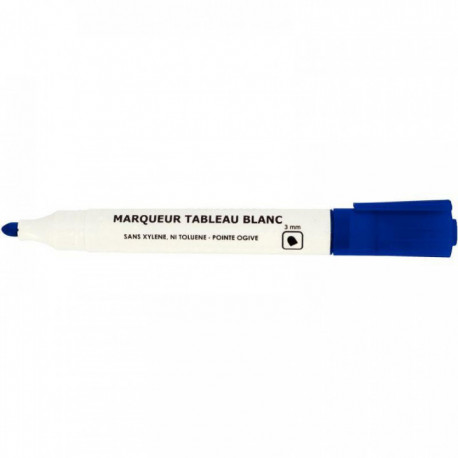 MARQUEUR BLEU TABLEAU BLANC POINTE OGIVE 3MM